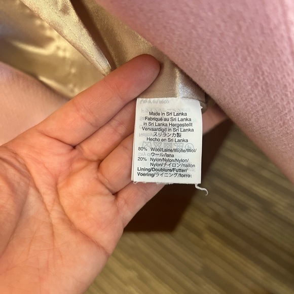 J Crew Cocoon Wool Blend Pink Coat - Size 2 - Picture 8 of 12